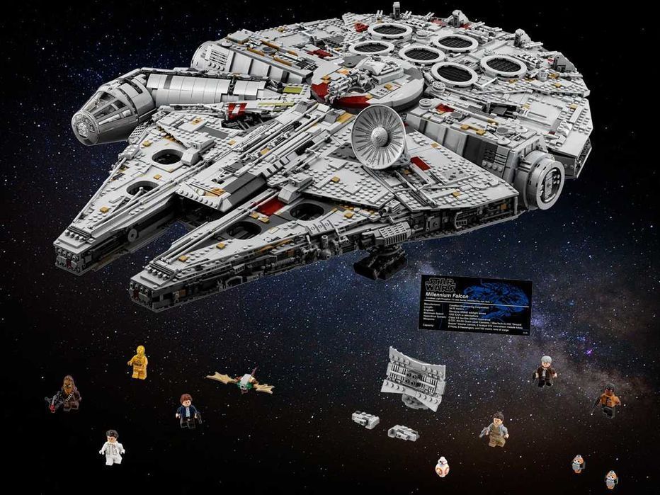 Конструктор StarWars Millennium Falcon 75192, 7541 деталь
