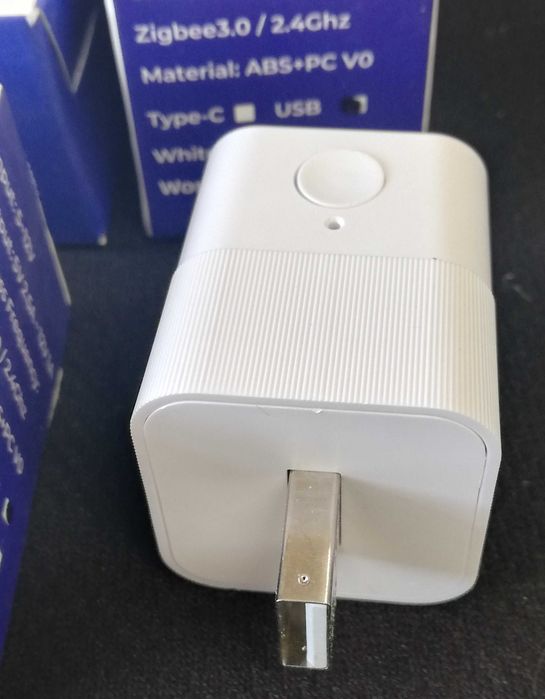 Podwójny adapter USB sterowany Zigbee kompatybilny z Philips Hue, Tuya