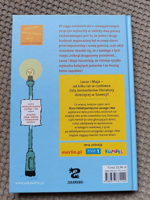 "Tajemnica pożarów" Martin Widmark, Helena Willis