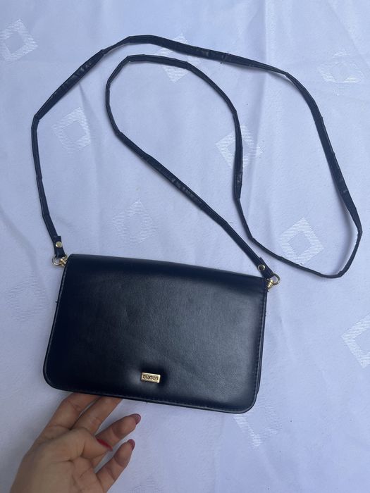 Torebka mała button z lusterkiem w srodku