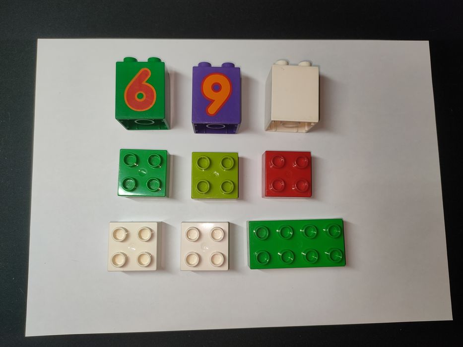 Набір деталей LEGO Duplo оригінал / Кубики з цифрами Лего Дупло
