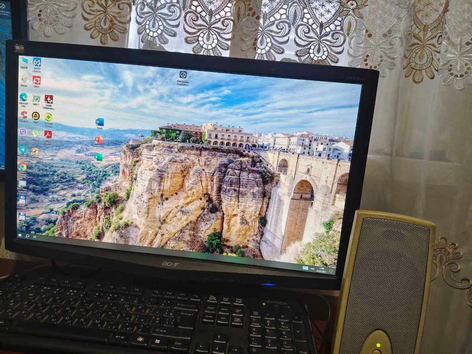 Ігровий ПК. повністю. Системний блок, Монітор, RX560 4Gb