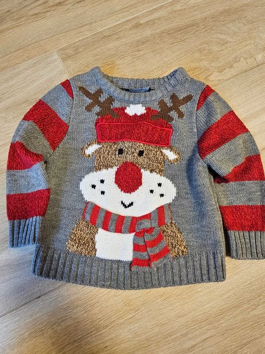 Dziecięcy sweterek świąteczny George