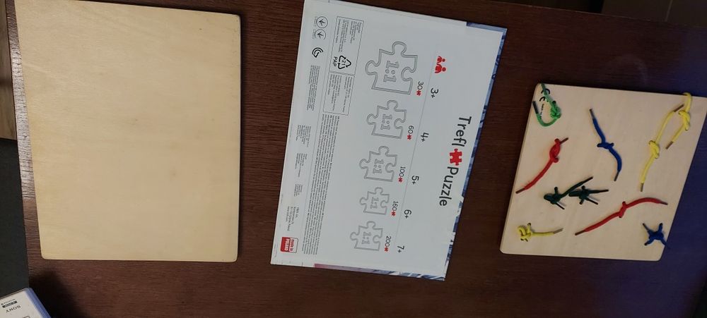Zestaw puzzli zabawek dla malucha