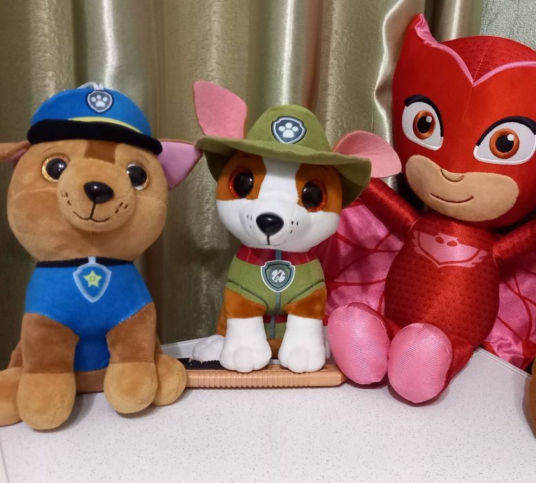 Герои в масках Алетт, Щенячий патруль Трекер, Гонщик мягкие игру