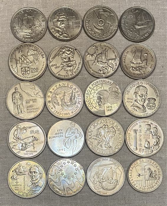 20 Moedas Comemorativas de Portugal