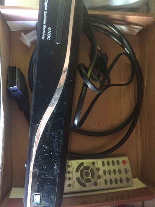 Спутниковая тарелка+тюнер+кабель+крепление