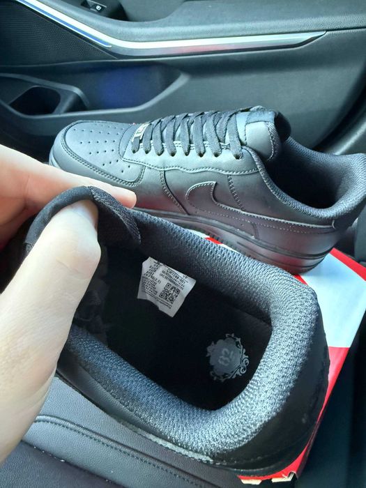 ТОПОВІ кросівки Supreme Nike Air Force 1 чорні