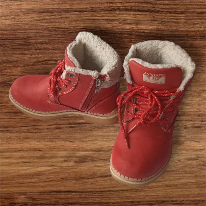 Traperki/kozaki/botki zimowe wełna Arrigo Bello rozm 31 wkładka 20cm