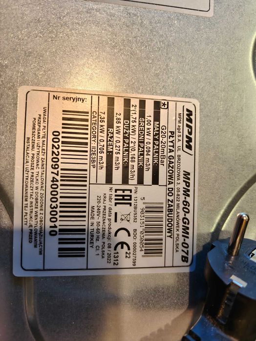 Sprzedam płytę grzewczą- gazową