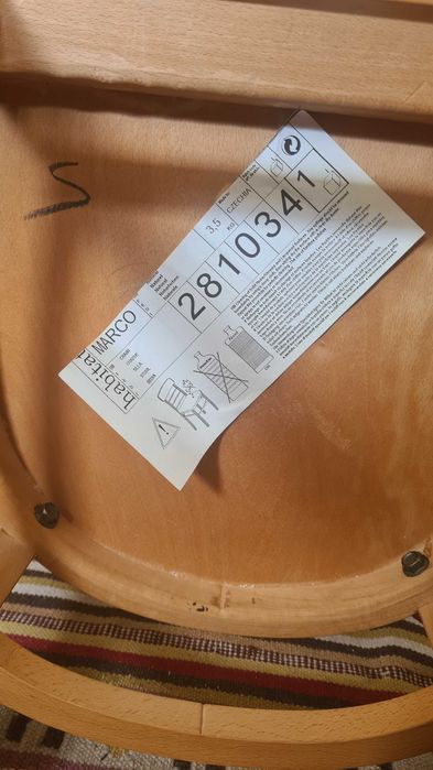 Cadeira de jantar vintage em faia da Habitat