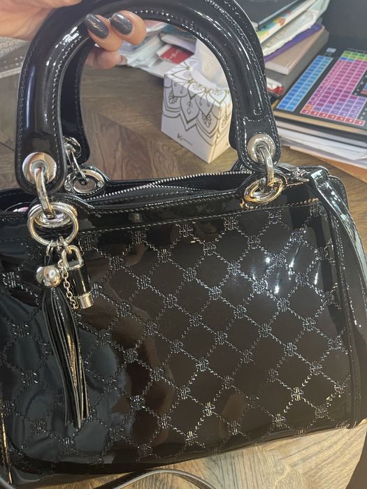 Kazar torba skórzana lakierowana