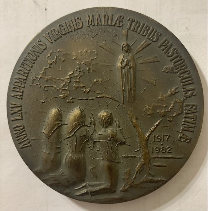 Medalha comemorativa João Paulo II em bronze