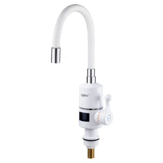 Змішувач водонагрівач чорний або білий з силіконовим виливом