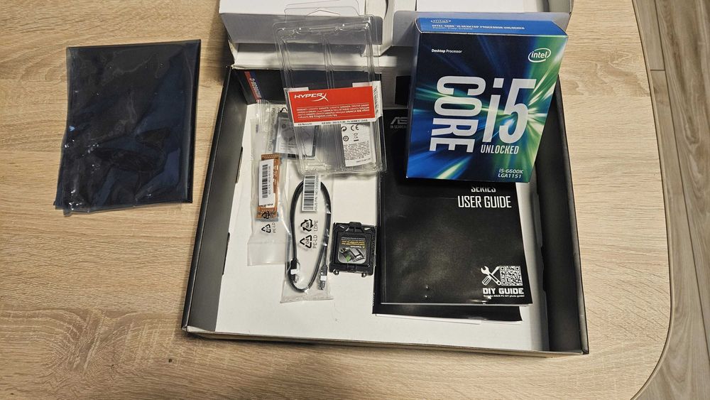 Zestaw Płyta ASUS Z170-A Proc I5-6600K Pamięć RAM DDR4 2x4GB