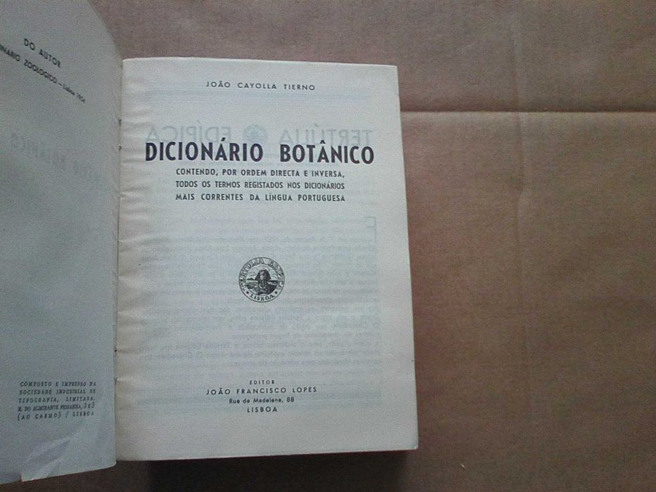 Dicionário Botânico