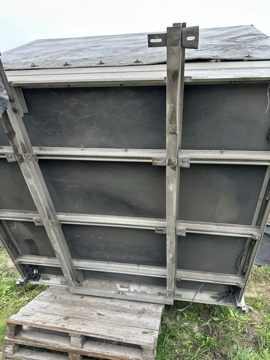 Skrzynia paka zabudowa aluminiowa REGULOWANA PODRAMOWKA 2x2.20 master