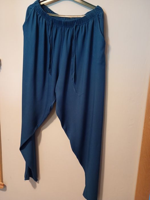 Spodnie bawełniane z kieszeniami  5xl