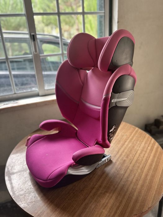 Cadeira auto Cybex Solution S-Fix 15-36 kg Rosa | ISOFIX