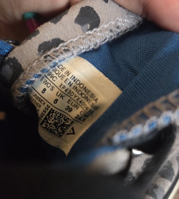 Converse All Star trampki tenisówki conversy panterka 39, raz założone