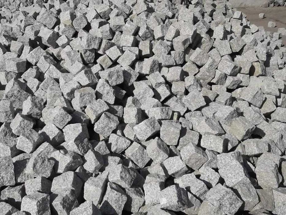 Kostka granitowa szara 8/11  Grys Granitowy Kora Kamień