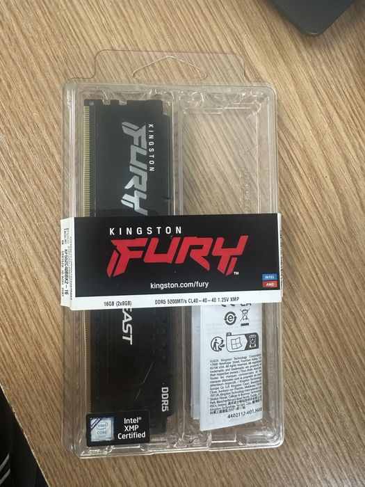 RAM DDR5 5200mt/s cl40-40-40