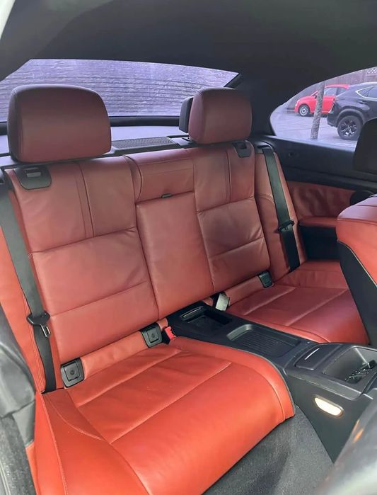 Bmw e93 m3 fotele grzane pamiec pompowane  komplet  skór  czerwonych