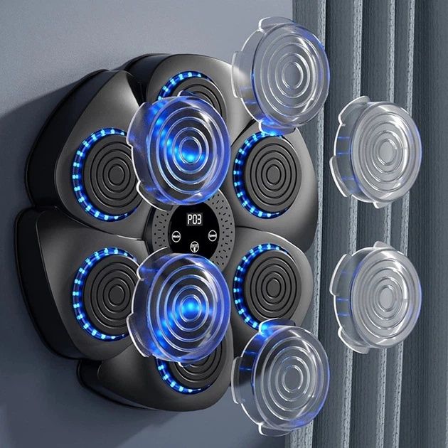 Боксерська панель тренажер з LED підсвічуванням,з Bluetooth