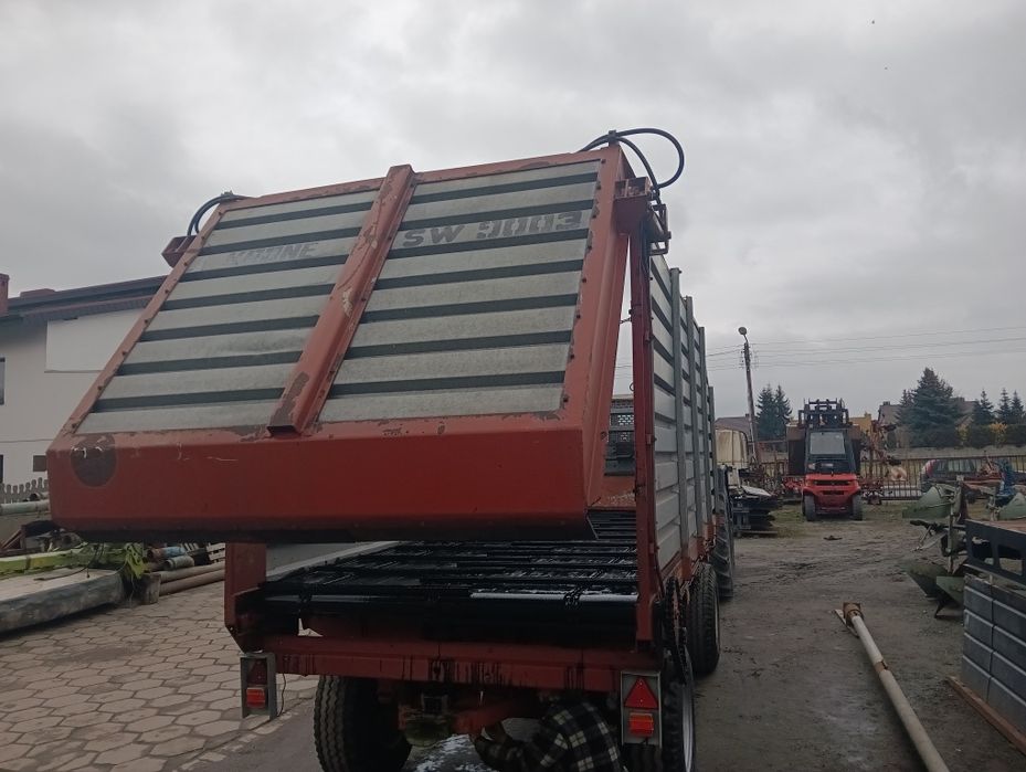 Przyczepa objętościowa krone sw9003 przyczepa do kukurydzy wóz objętoś