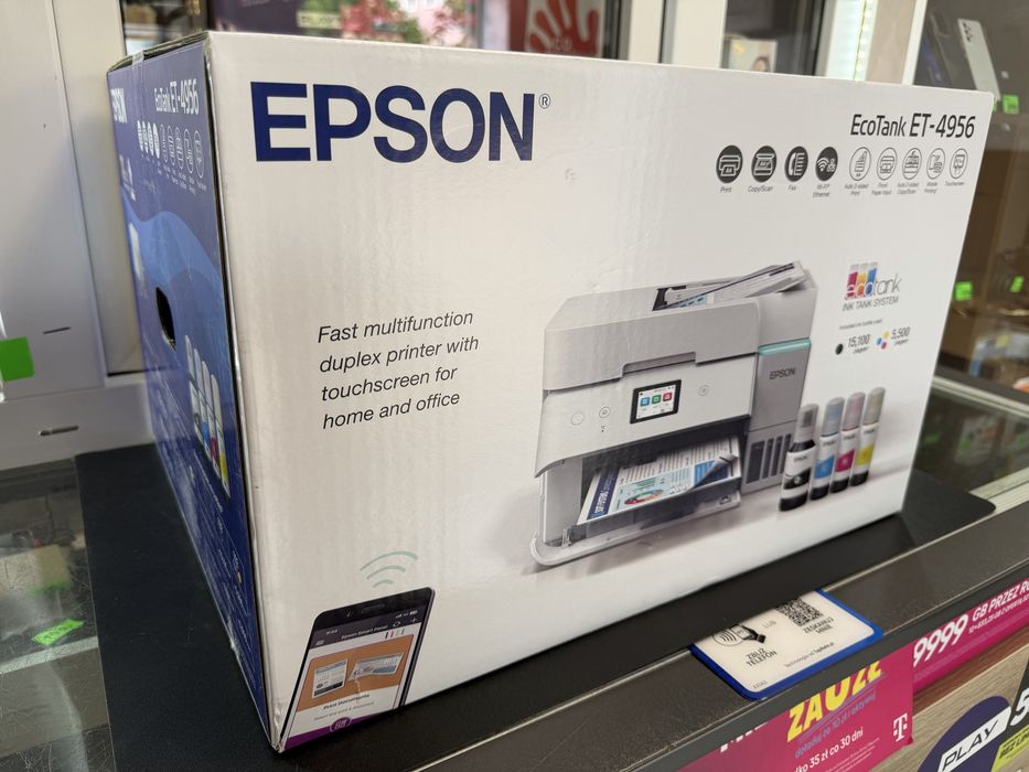 Fabrycznie nowa drukarka Epson EcoTank ET-4956