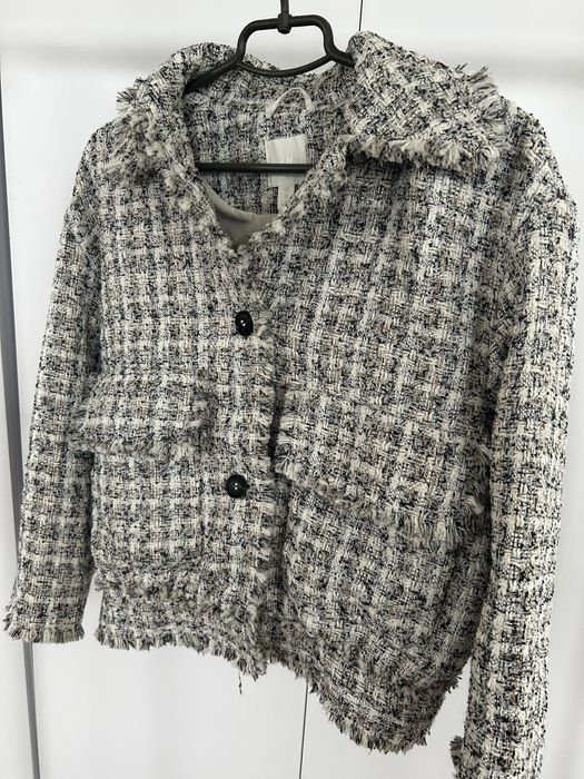 Бомбер твідовий, Куртка (піджак)  від H&M жіночий