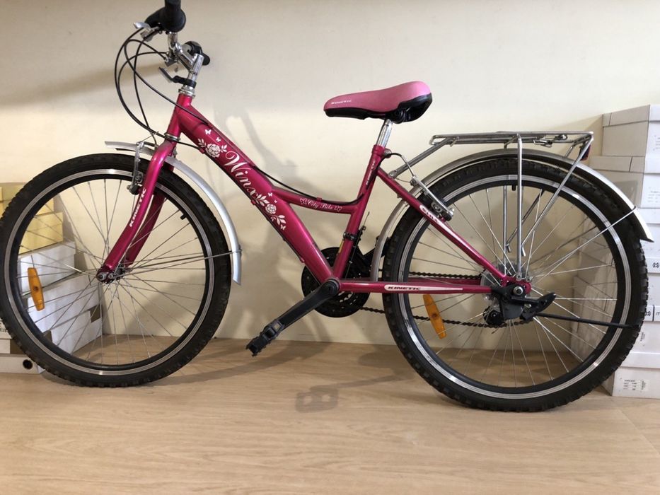 Підлітковий велосипед Kinetic Winx City Bike 24", 18 швидкостей