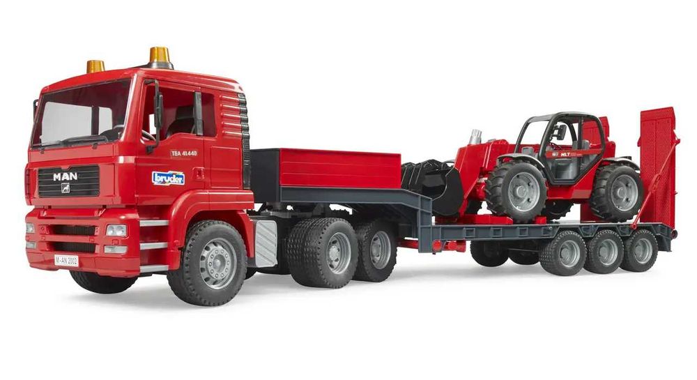 Тягач Bruder MAN TGA з навантажувачем Manitou (02774)