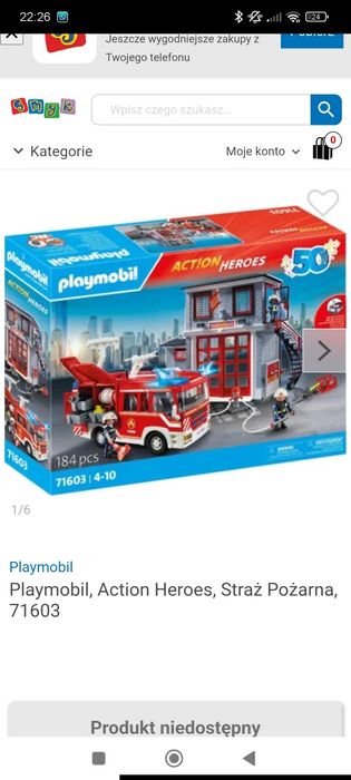 Rezerwacja. Klocki Playmobile Action Heroes 71603 straż pożarna, remiza