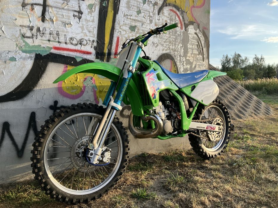 Kawasaki KX 250 po odbudowie 1992
