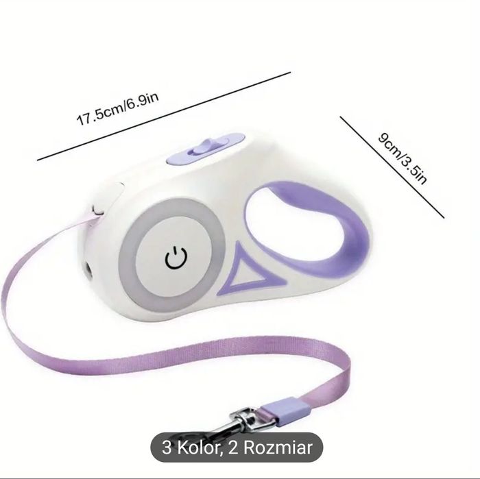 Smycz do psa automatyczna 3m lub 5m