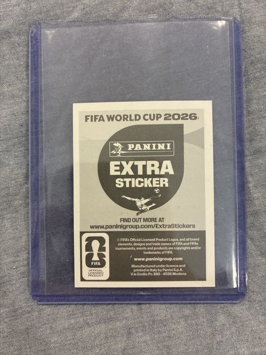 Cromo do mundial 2026 (panini) mohamed salah