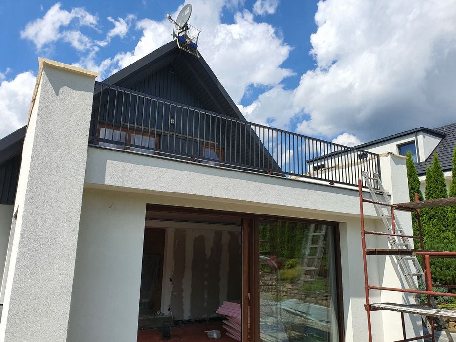 Balustrada 100x20 ocynk ogniowy malowany proszkowo