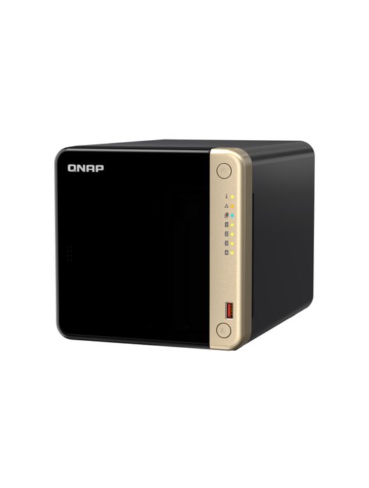 QNAP TS-464-8G | 2.5GbE, 4-Bay, Intel CPU, 8GB RAM, M.2 Slots