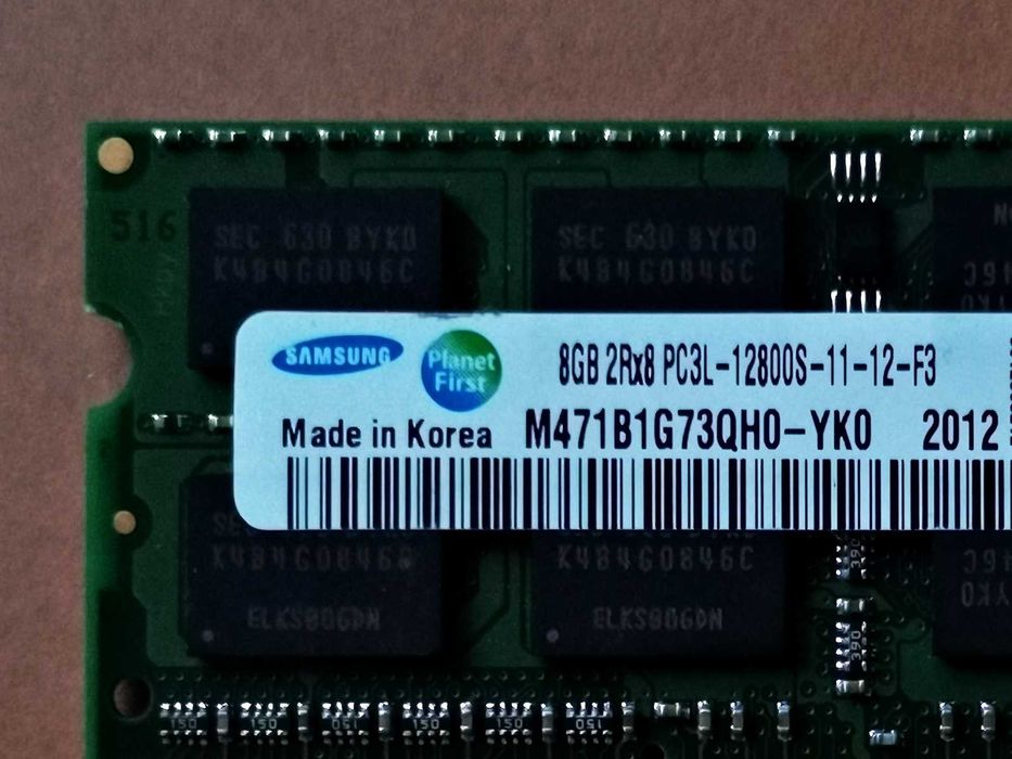 DDR3 8GB Samsung 12800 L