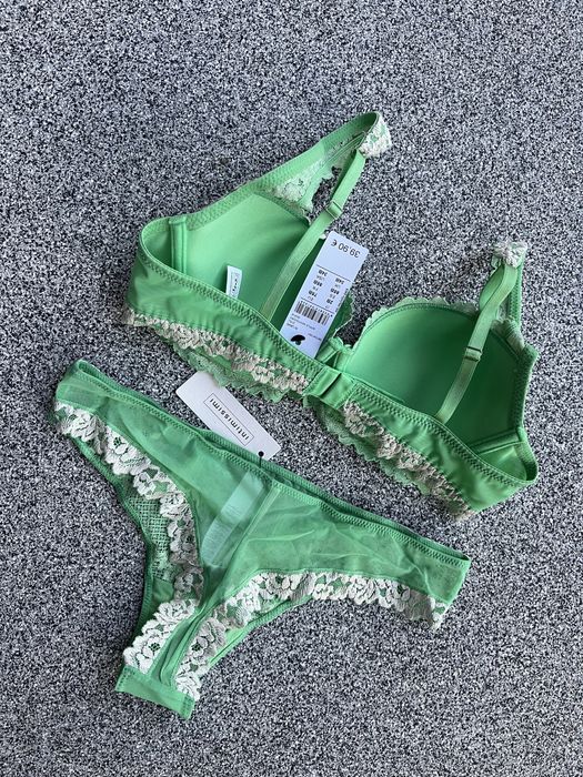 Intimissimi nowy komplet biustonosz 75B majtki brazyliany M