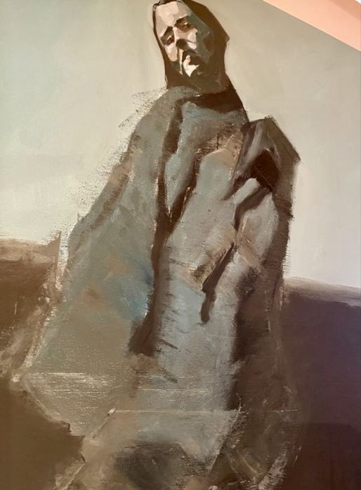 Obraz olejny na płótnie 90x60 cm kobieta