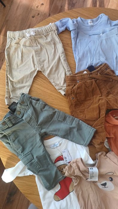 [68cm] Paczka ubranek Cocodrillo H&M ubrań paka komplet zestaw basic