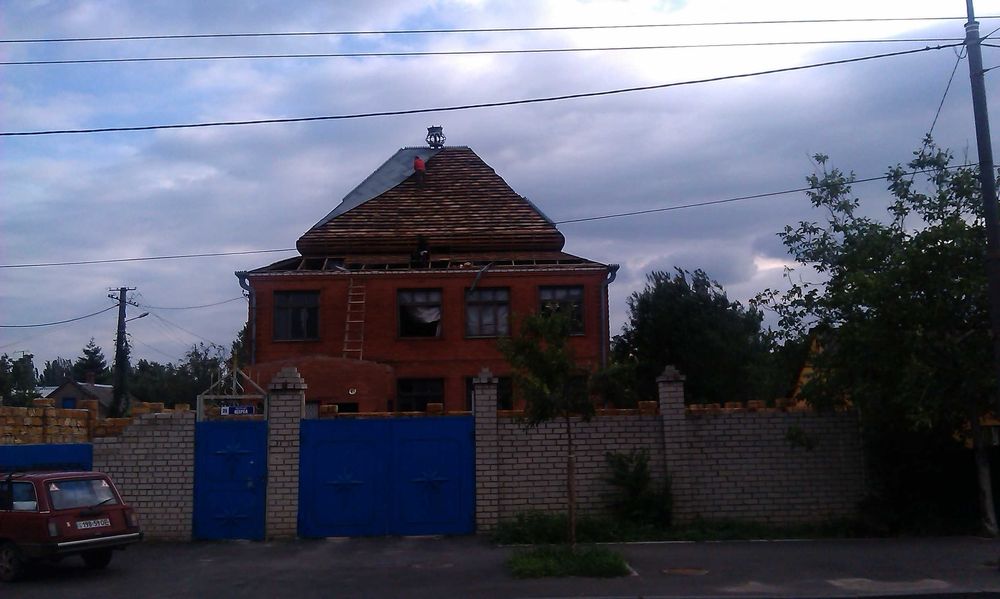 Дах Фасад фасадні роботи Установка крыш Кровельные работы строители
