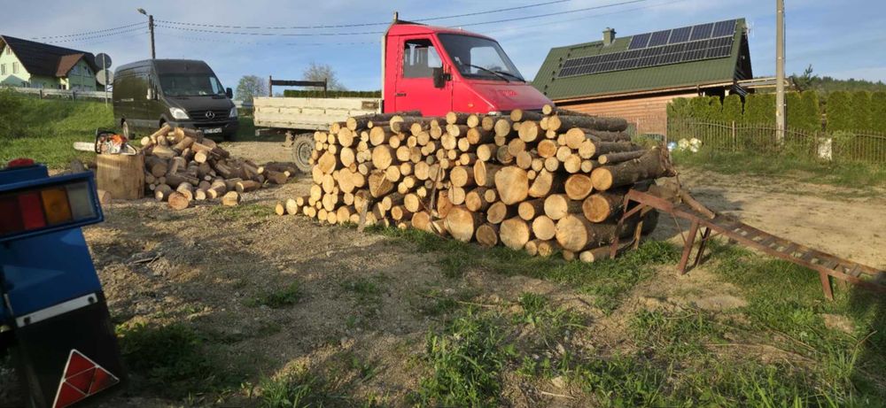 Drewno opalowe swierk  /buk transport