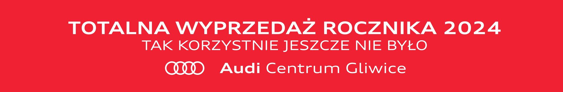 Audi Centrum Gliwice top banner