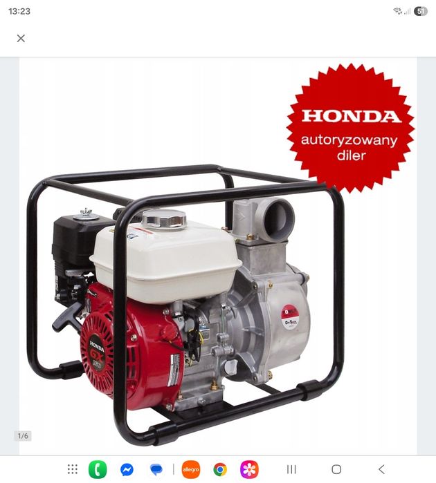 Pompa Honda do brudnej wody sst80
