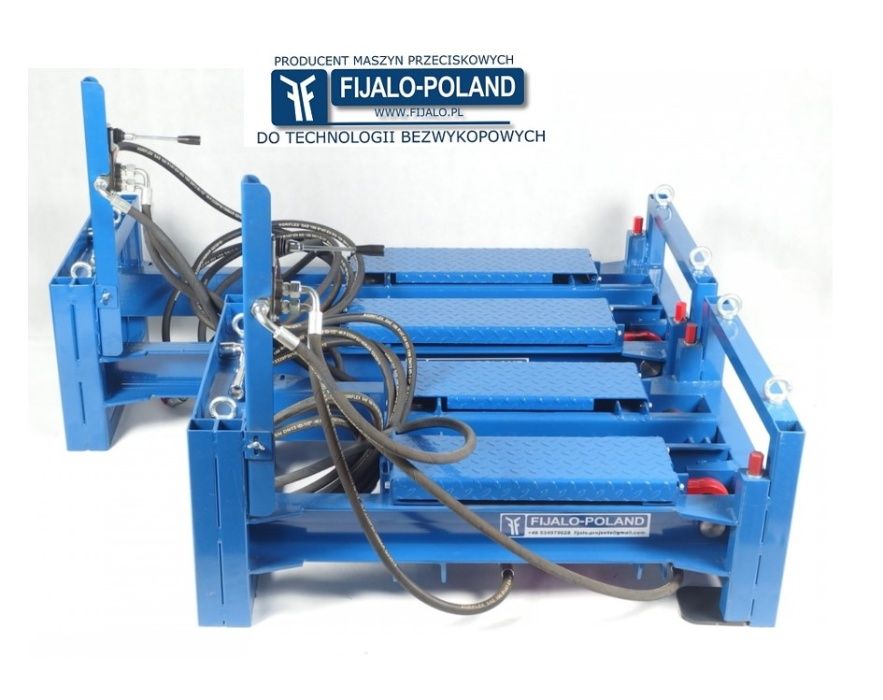 Kret przeciskowy, hydrauliczna maszyna przeciskowa, przecisk