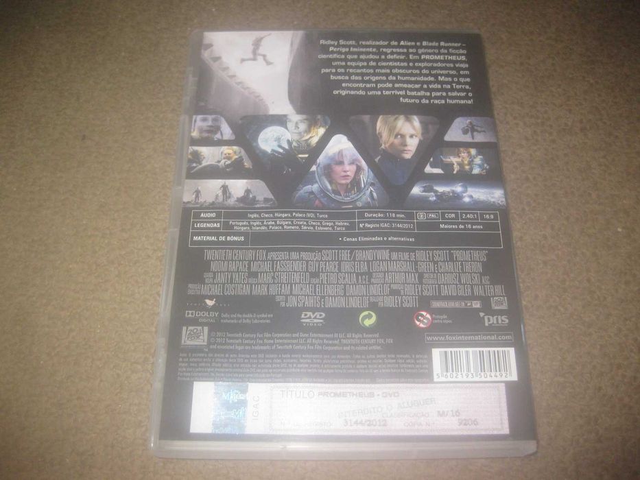 Ridley Scott's DVD "Prometheus"64751311663489121