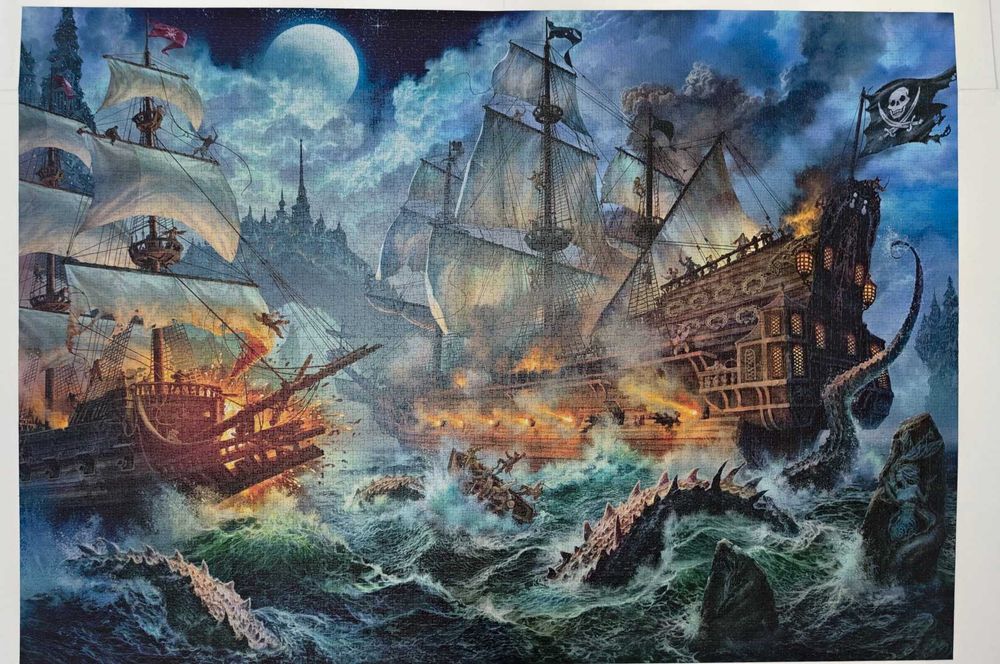 Puzzle Clementoni Pirate Battle 6.000 peças